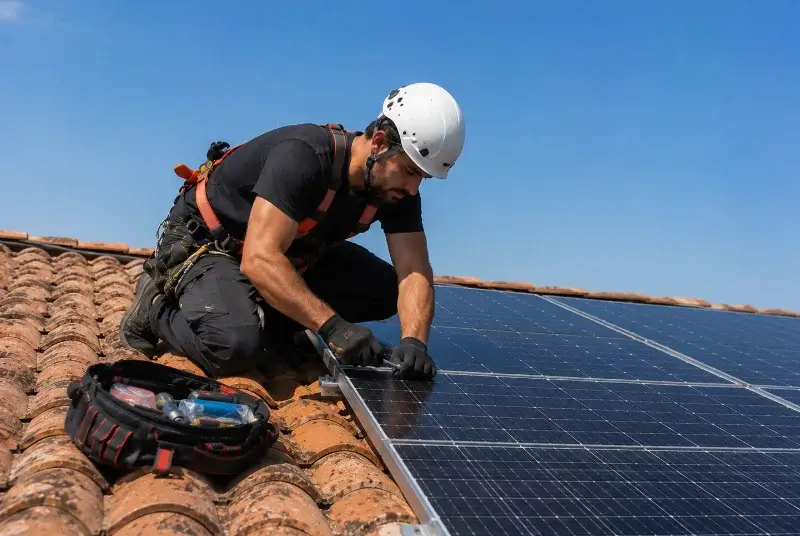 Maintenance et monitoring de panneaux solaires à Tourrettes