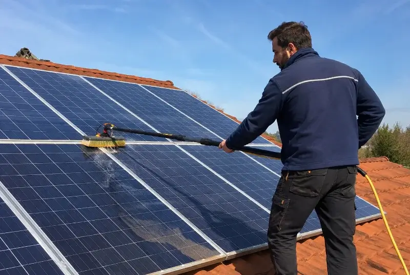 Nettoyage et entretien de panneaux solaires à Tourrettes