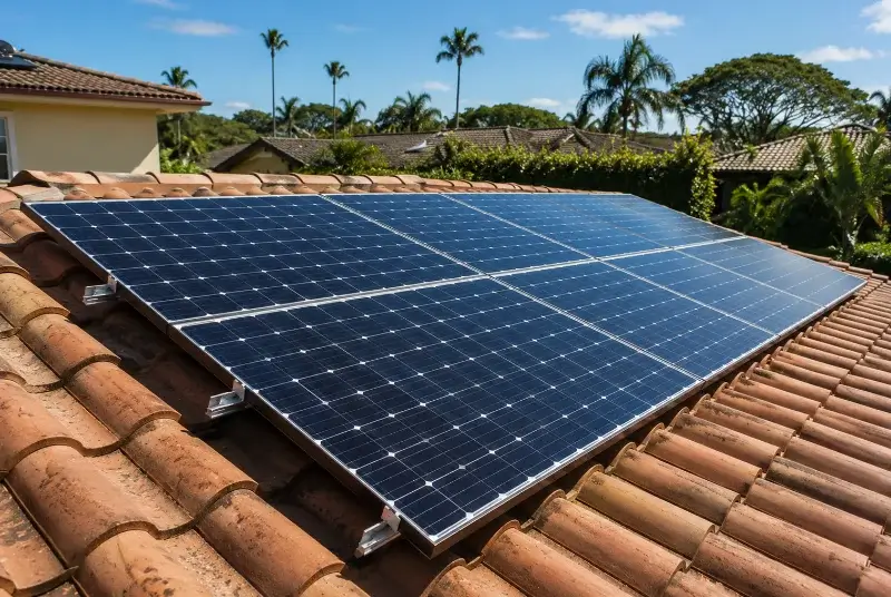 Installation de panneaux solaires à Tourrettes